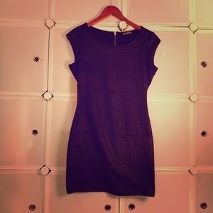 Black with gold tinting black dress